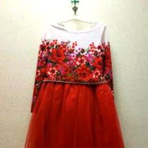 GIRL"S SWEET HEART ROSE DRESS SIZE 6X
